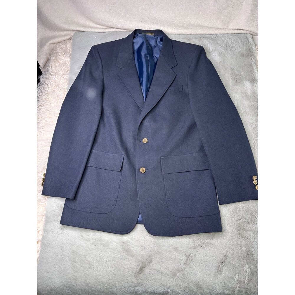 Rifle Blazer Uniform Boys‎ 20 Navy Blue Classic School Preppy Jacket Coat
